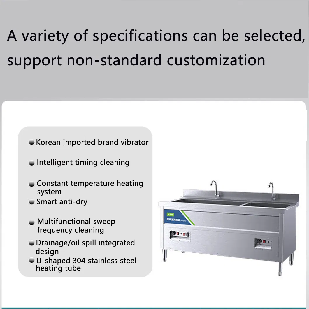 Efficient Ultrasonic Dish Washer for Home and Seafood Cleaning