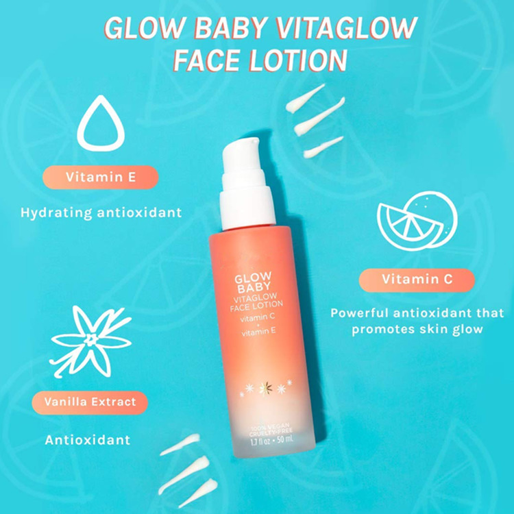 Custom Advanced Formula Vitamin C Skin Glow Baby Face Lotion
