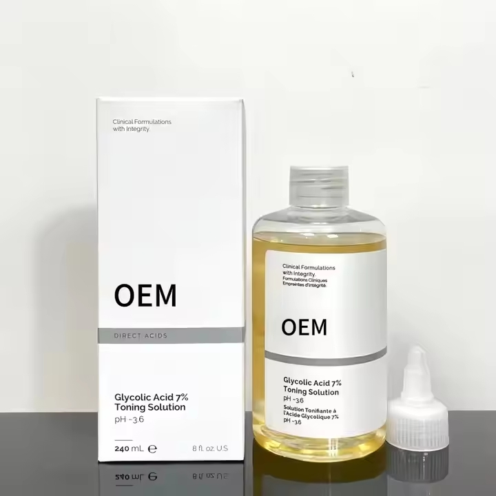 Skin Products Glcolic Acid 7% Toning Solution 240ml Shrink Pores and Exfoliate Toner