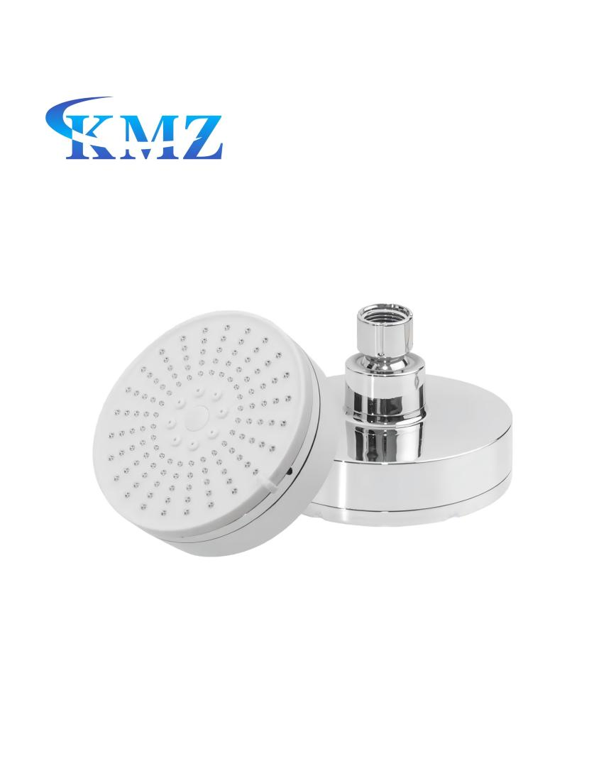 Five Functions High Pressure Water Saving Rainfall ABS Chrome Rainfall Adjustable Bathroom Overhead Shower Head