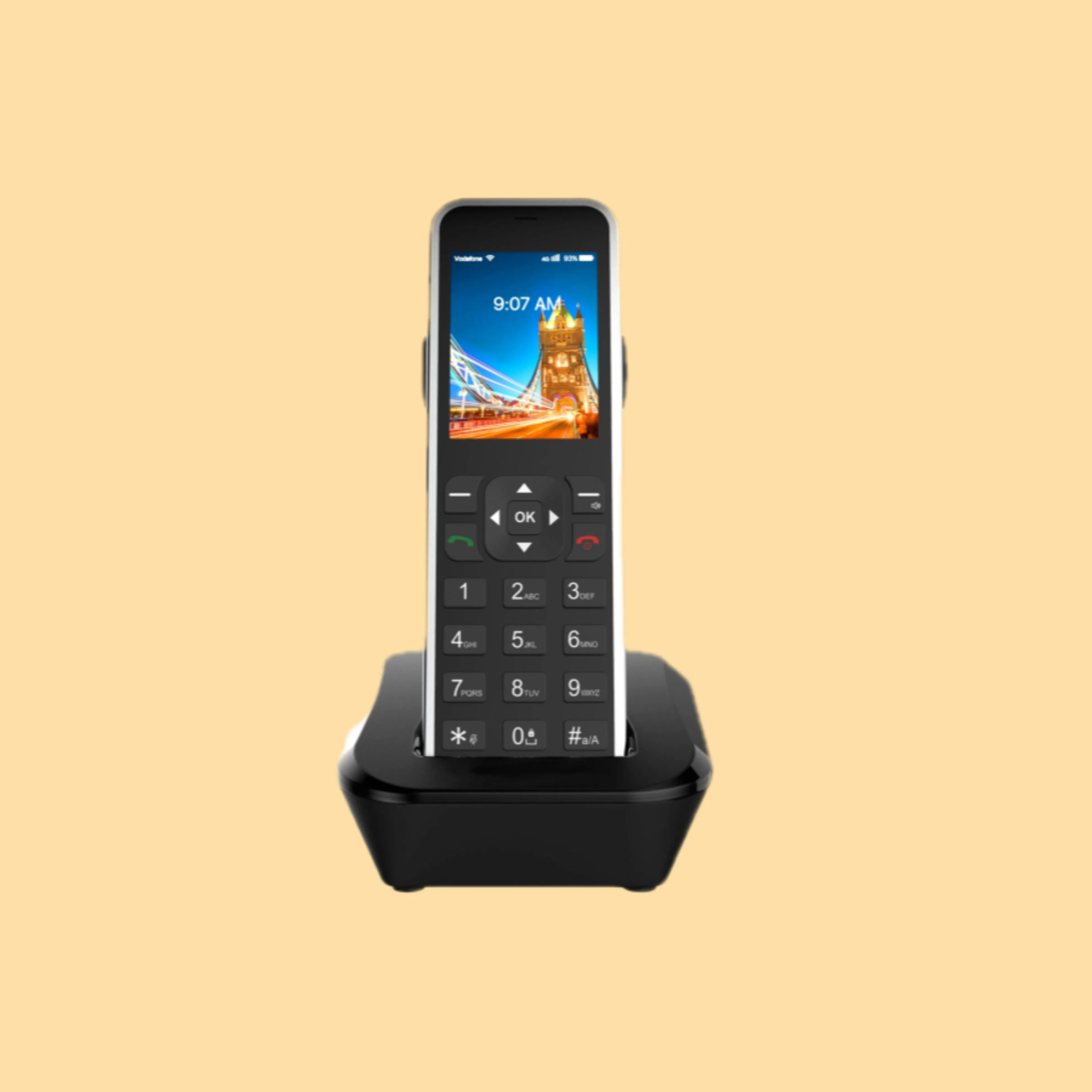 Smart Desk Phone with WiFi Hotspot 2.4-Inch Color TFT