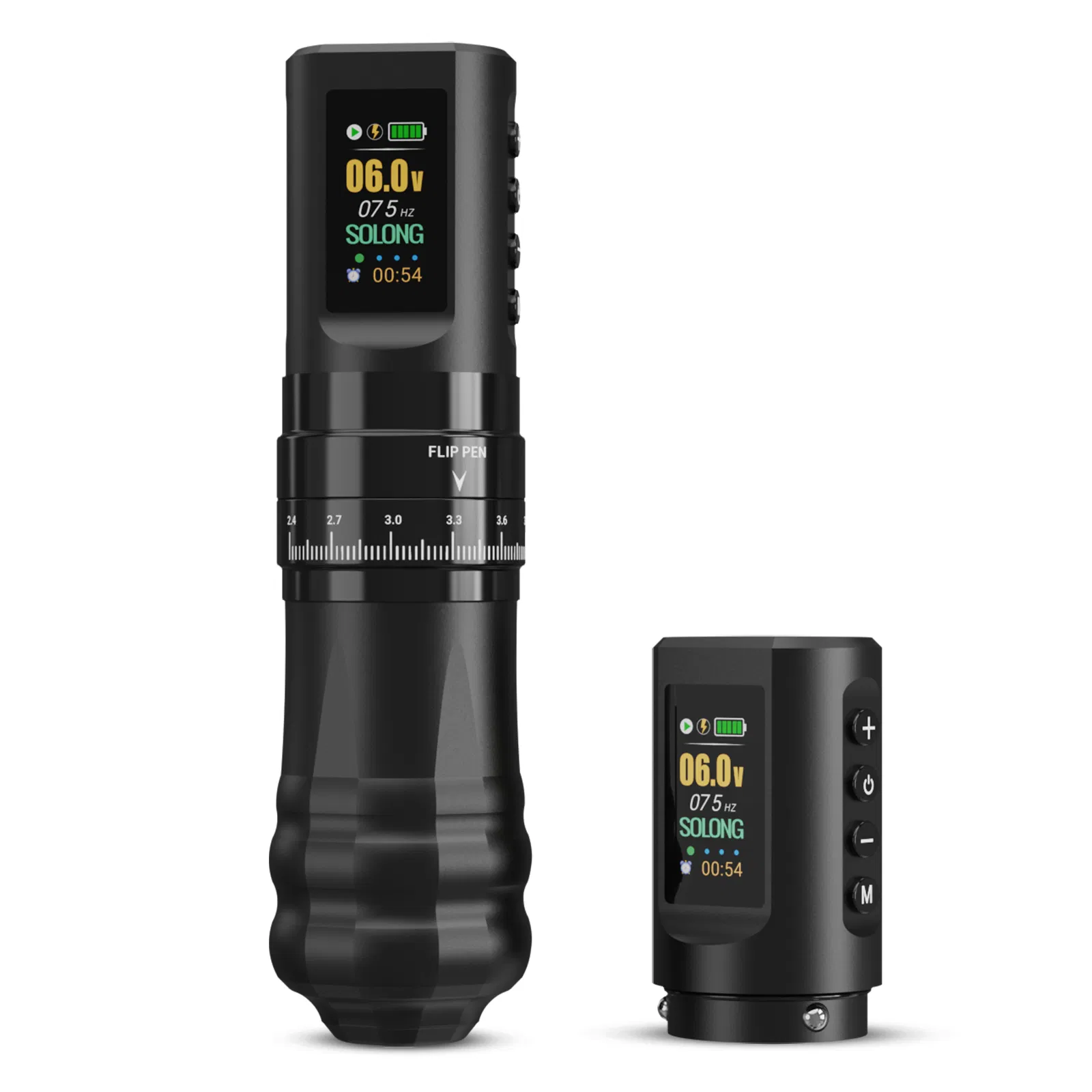 Wireless Rotary Tattoo Pen Machine with Colorful LCD Screen Solong Professional Tattoo Supply