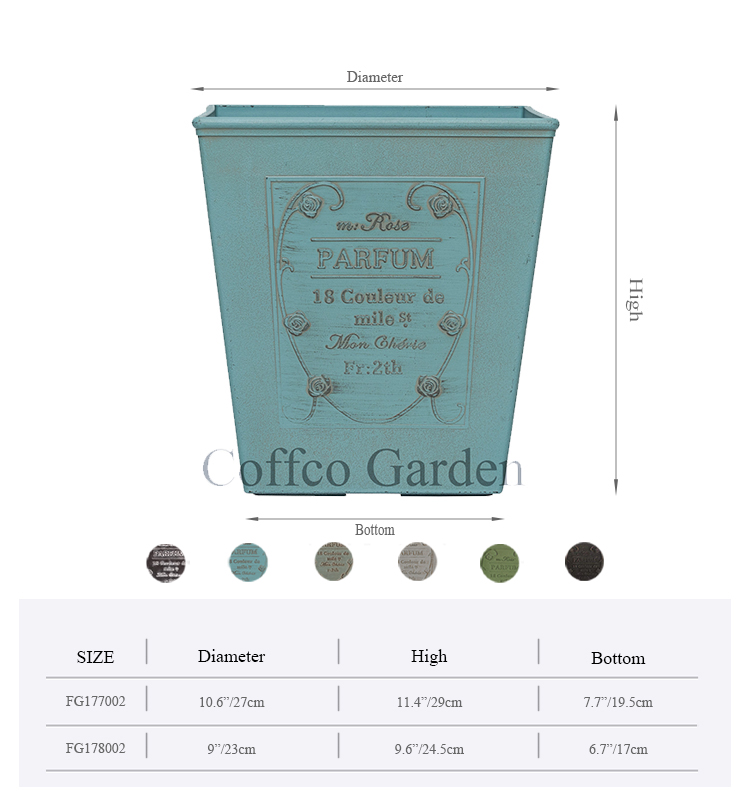 Горшок для бонсай гидропонный порошковое покрытие