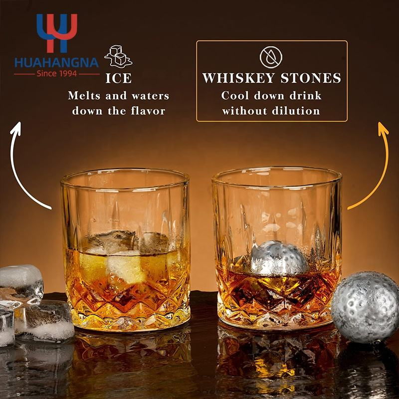 Stainless Steel Ice Cube Whiskey Metal Cubes Red Wine Stones Ice Cooler Cubes Gift Set for Beer Bar Wedding Party