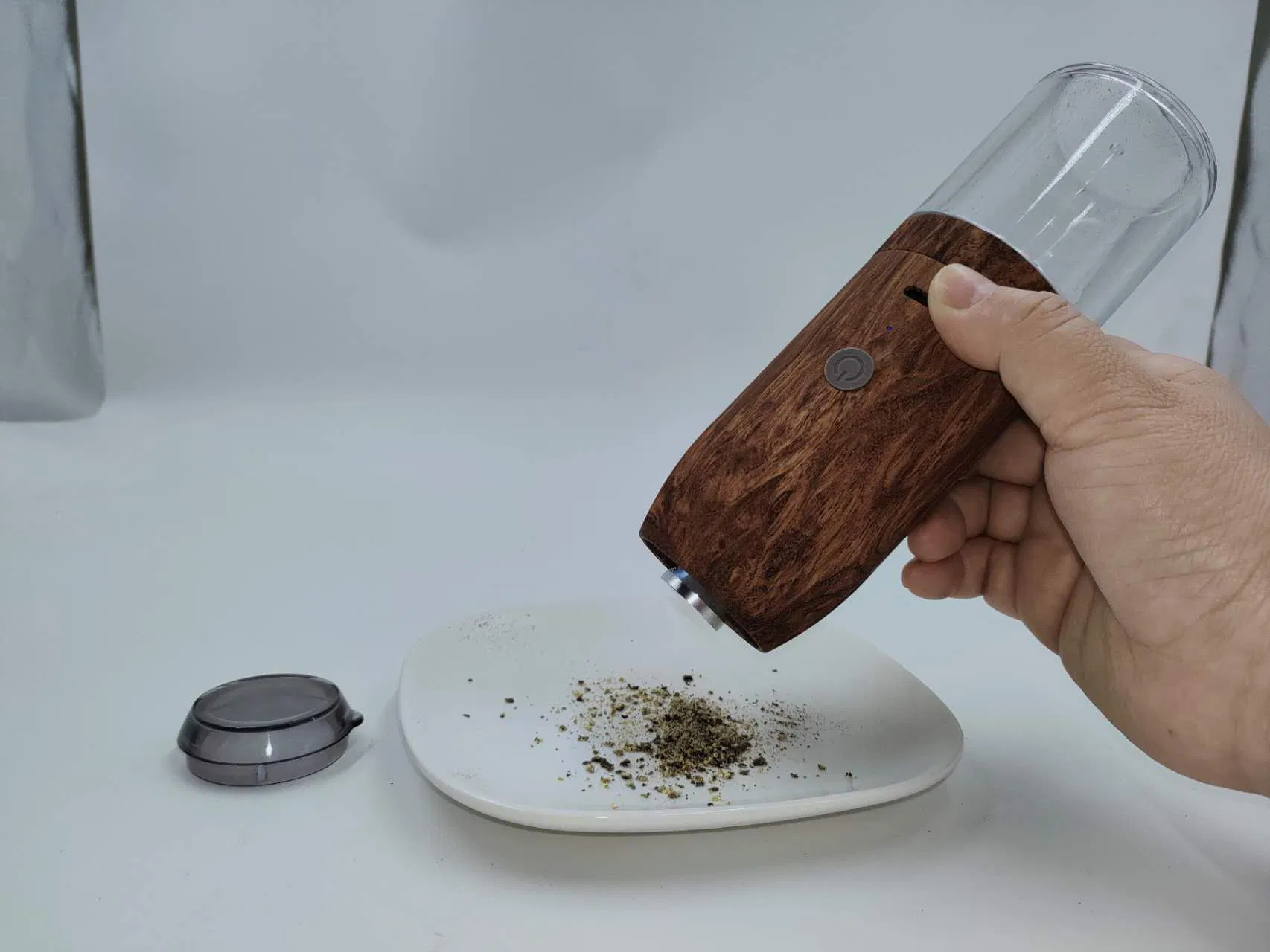 High Quality Electric Salt and Pepper Mill USB Rechargeable Gravity Grinder with Light