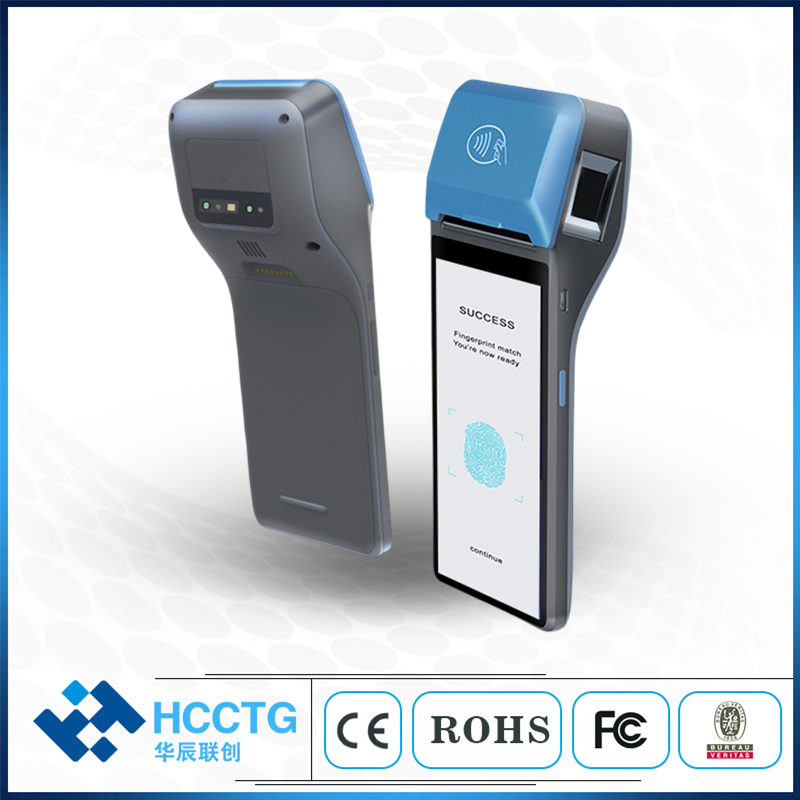 2GB+16GB 4G WiFi Handheld Mobile Payment Android11 NFC Card Reader Touch Screen POS Terminal Z300p