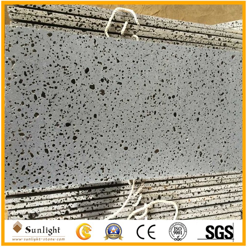 Natural Hainan Volcanic Stone, Basalt, Lava Stone, Travertine Tiles for Wall