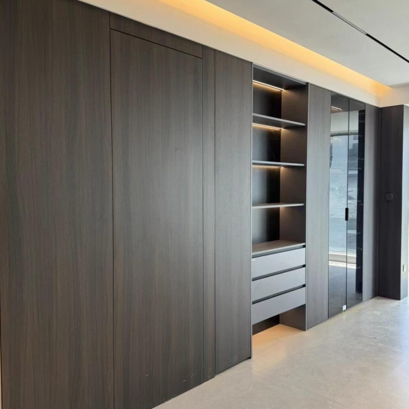 Modern Wooden Storage Cabinet for Home and Office Organization