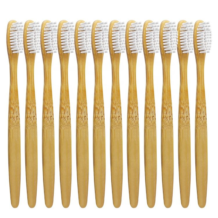 Eco Friendly 100% Organic Hotel Home Use Biodegradable Bamboo Toothbrush