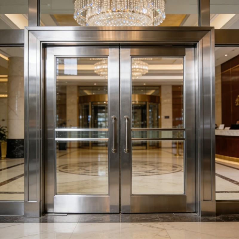 Home Entrance Stainless Steel Door Anti-Theft Security Style