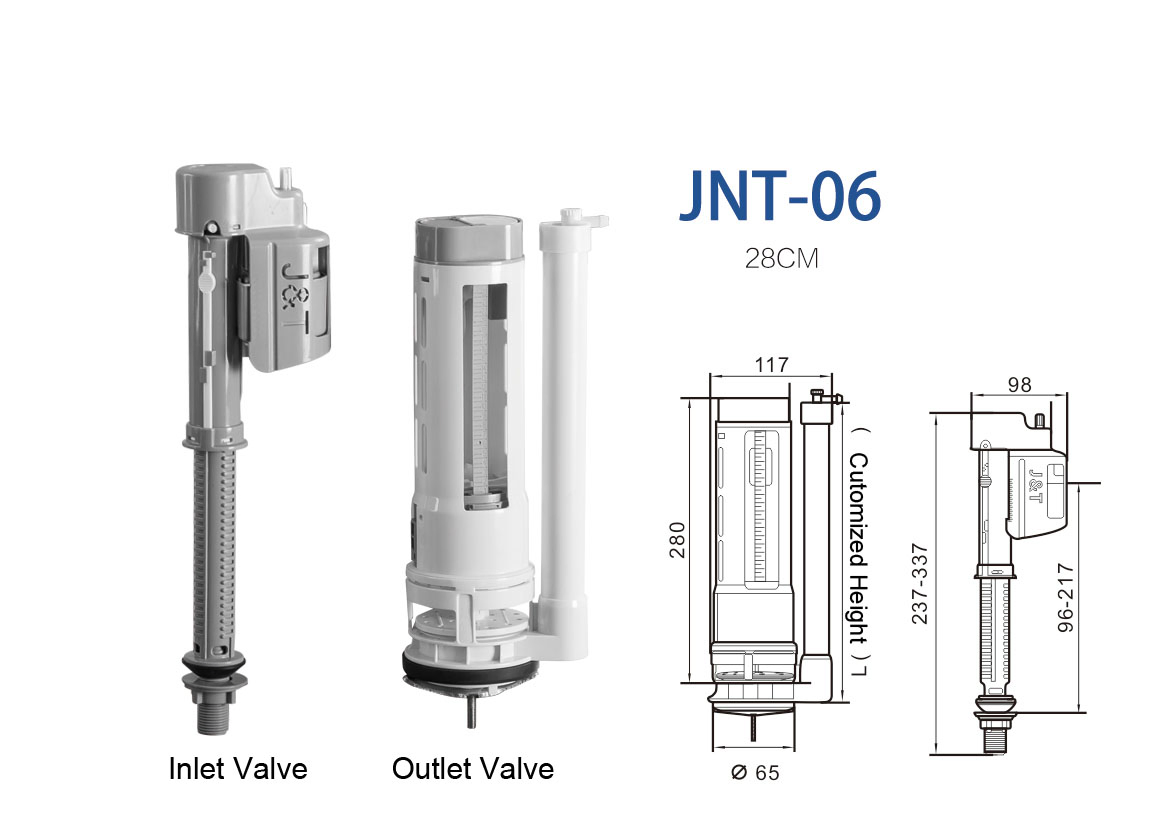One Piece Toilet Inlet Valve