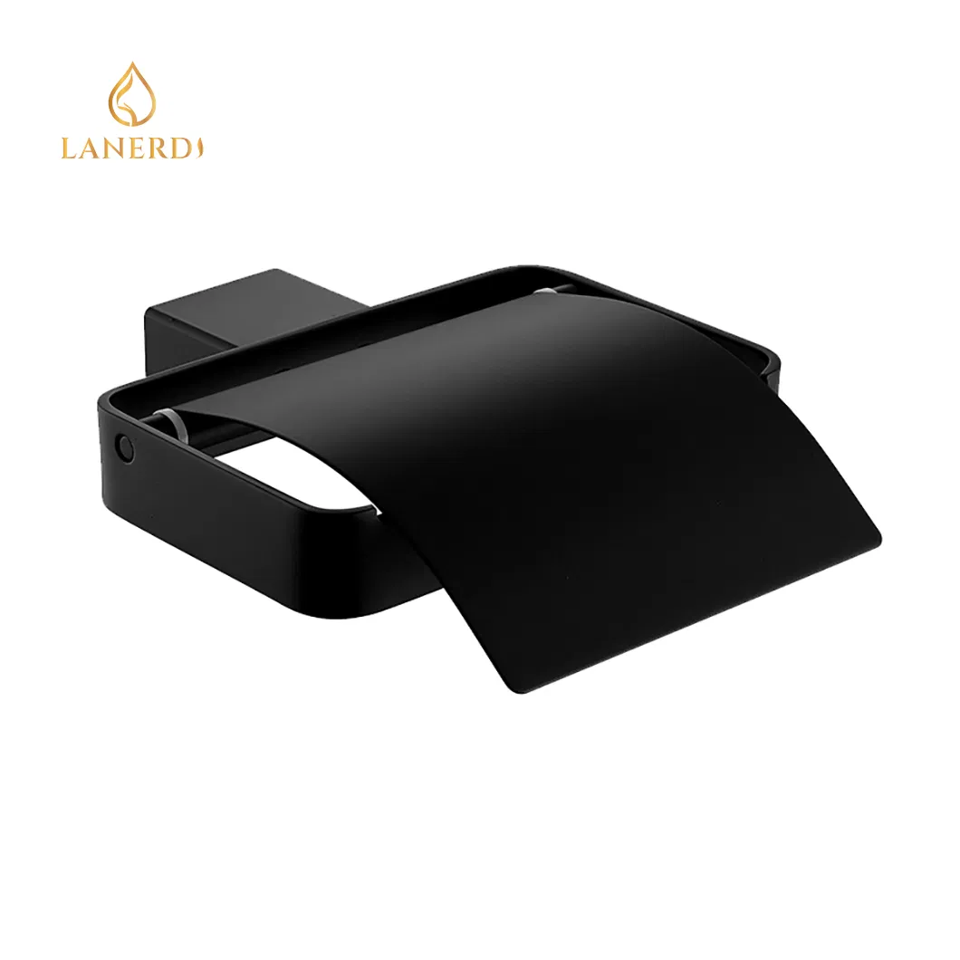 Комплект фурнитуры для ванной Lanerdi, черный, нержавеющая сталь