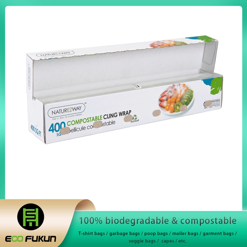Compostable Food Cling Wrap, Plastic-Free