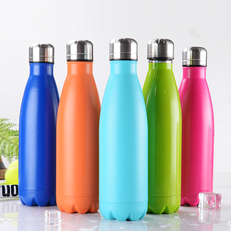 Coke Bottle Stainless Steel 304 Vacuum Portable Outdoor Sports Kettle Thermos Cup