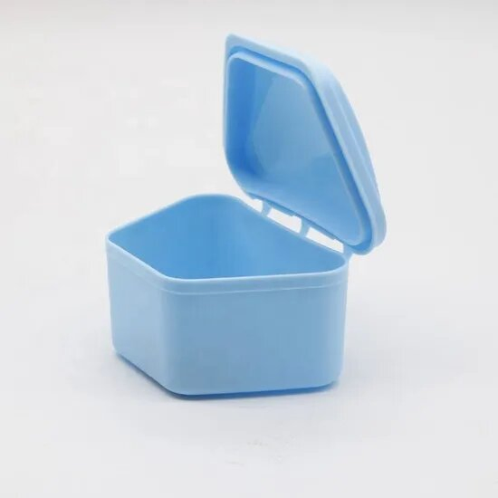 Retainer Case False Teeth Mouth Guard Plastic Dental Storage Container Plastic Case Box