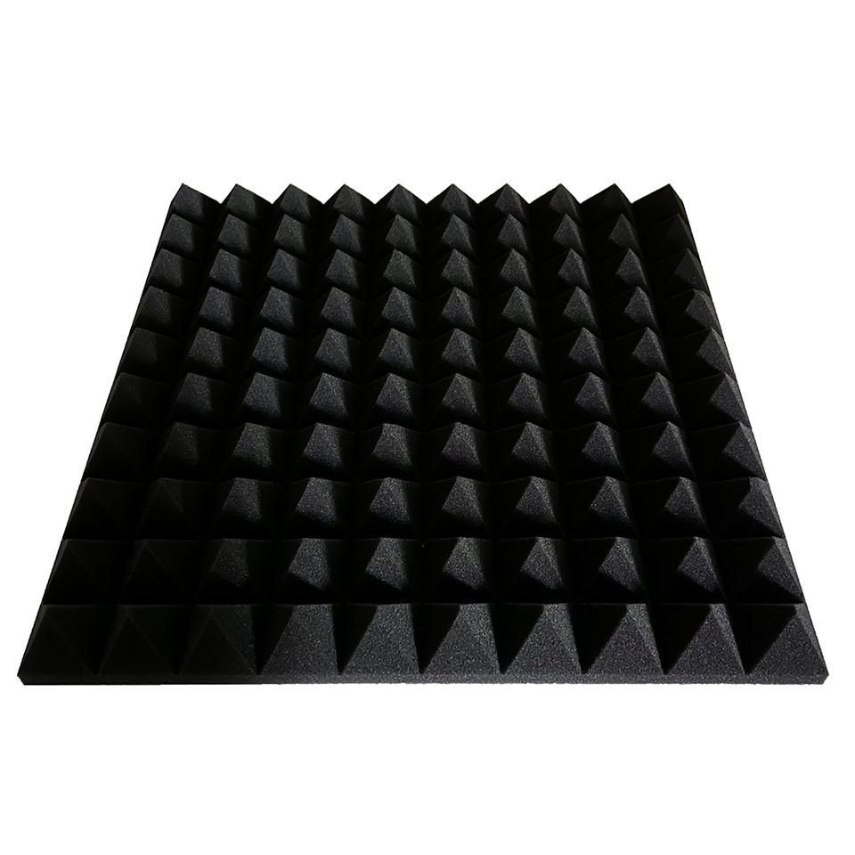 Factory Custom Self Adhesive Pyramid Sound Acoustic Foam Panels Absorber Soundproof Foam Studio Wall Foam