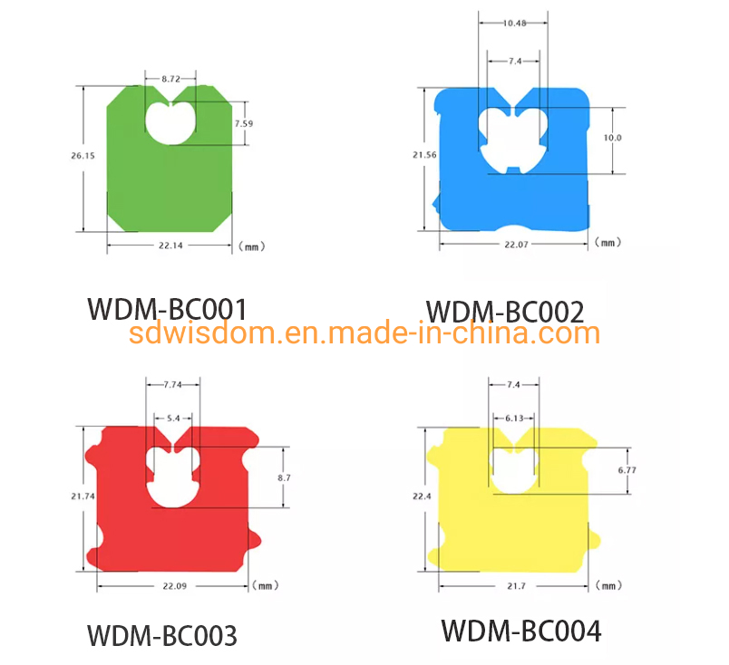 22*22mm Plastic PS Bread Clips/Plastic Kwiklock Used Colorful Bread Clips for Disposable Fastener for Food