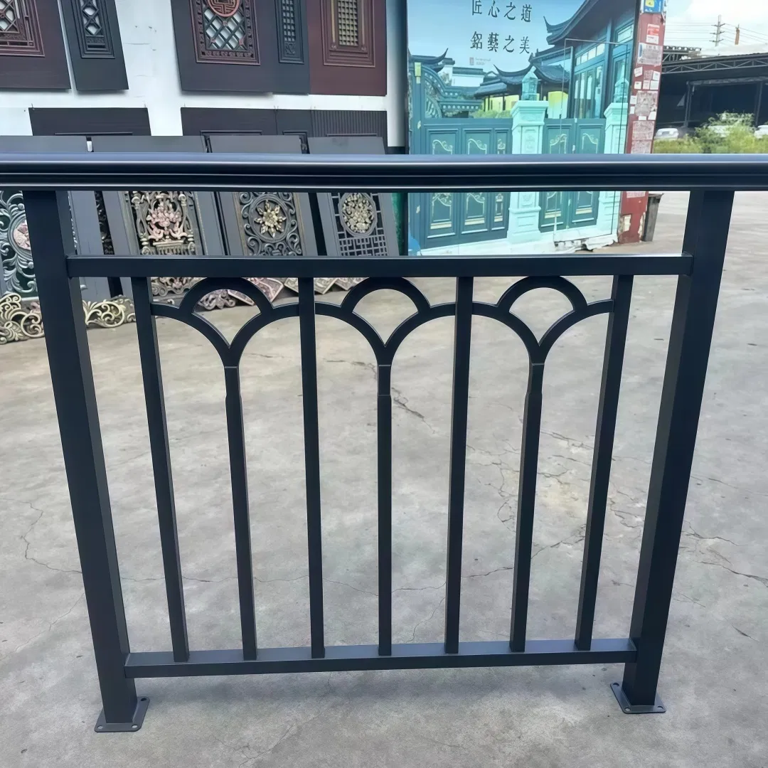 Cast Aluminum Ornamental Balcony Railing with Quick-Connect Technology Balcony Fence for Large-Scale Architectural Project Efficiency