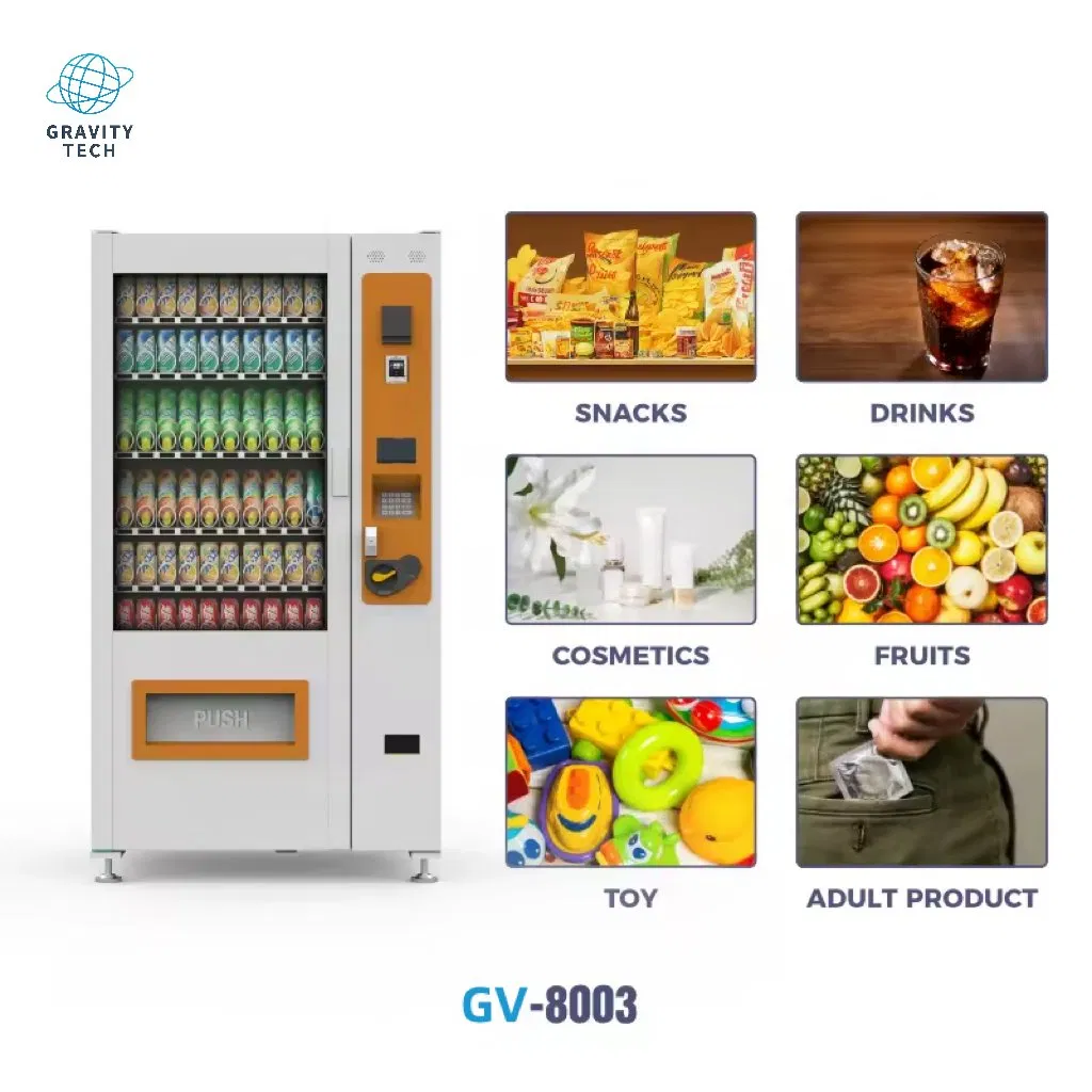 Smart Snack Vending Machine for School with Card Reader System