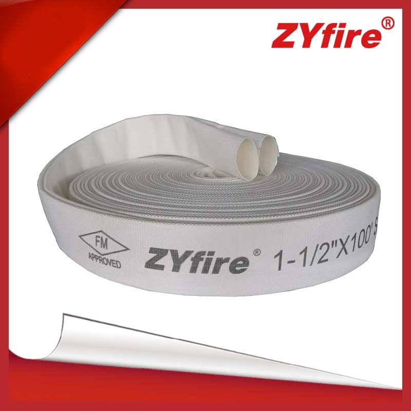 Factory Supply PU Lining UL Certified Single Jacket Fire Hose