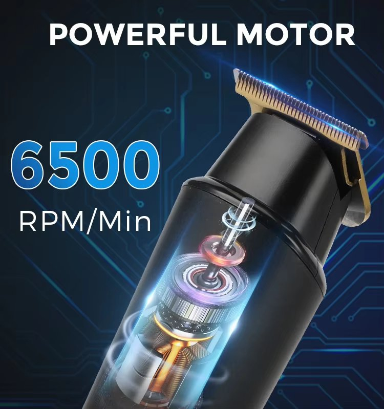 Gold Electric Hair Cutting Machine Rechargeable New Hair Man Trimmer