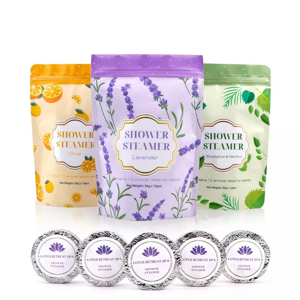 Relax SPA Aromatherapy Shower Tablets with Natural Essential Oils Shower Steamers