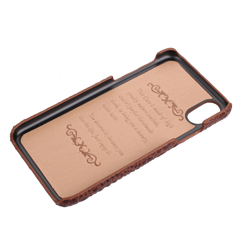 Чехол для iPhone из кожи с крокодиловым принтом