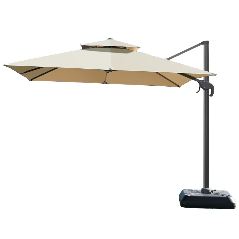 Warm Light Solar Big Roman Umbrella