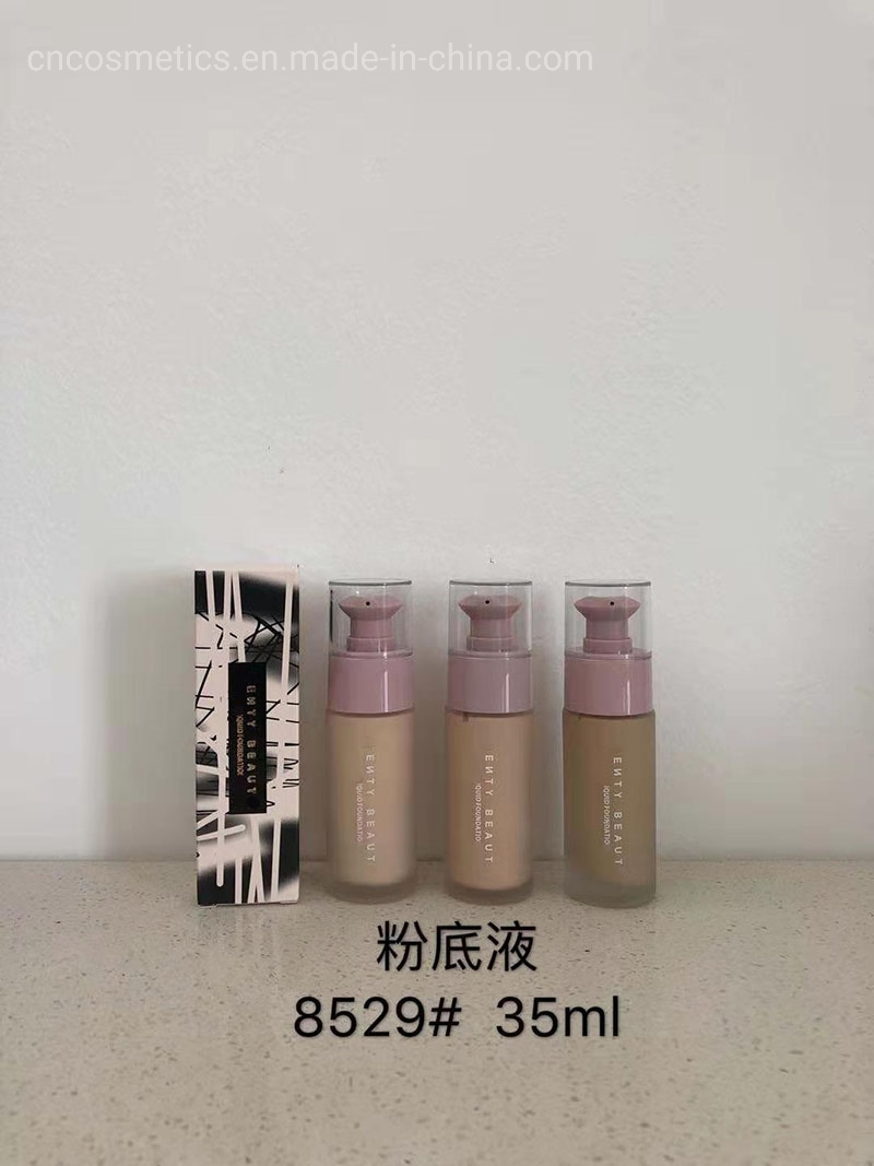 3 Colors Long Lasting Full Coverage Makeup Liquid Foundation Private Label Waterproof Moisturizing Matte Foundation