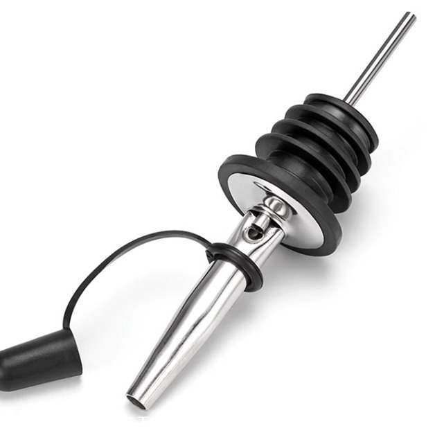 Wine Pourer One-Piece Cap Wine Stopper Stainless Steel Spout Zihe Kitchen