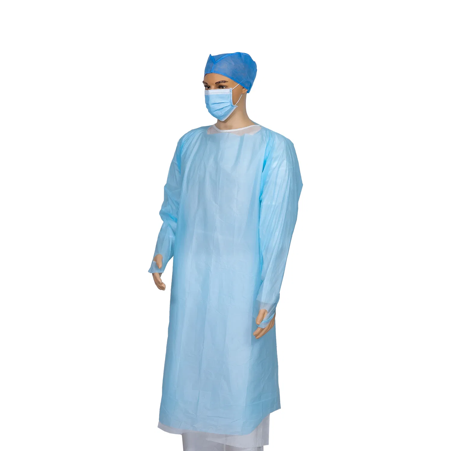 Protective Plastic CPE Isolation Gown