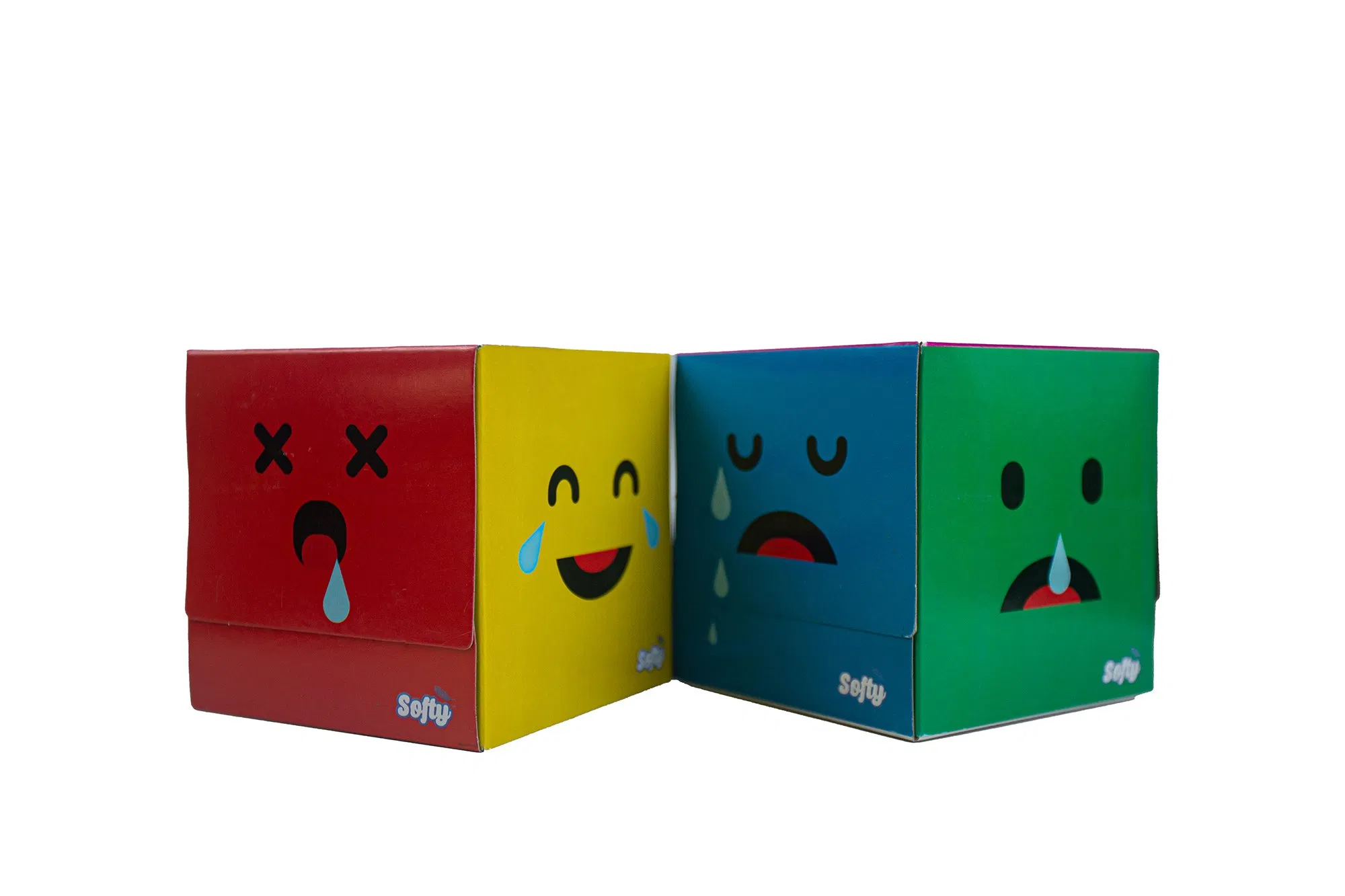 Wholesale Custom Packaging Soft Home Use Virgin Wood Pulp Box Facial Tissue