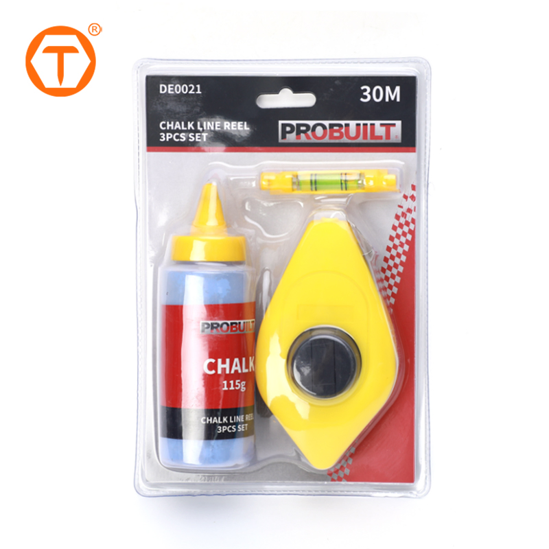 2PCS Chalk Line Reel Set with Bottle Chalk