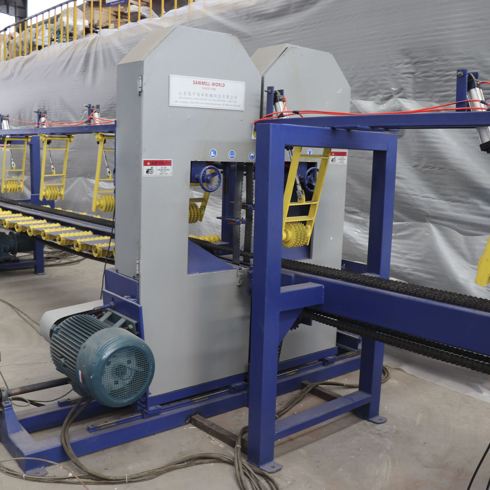 Ленточная пила вертикальная двойная для производства