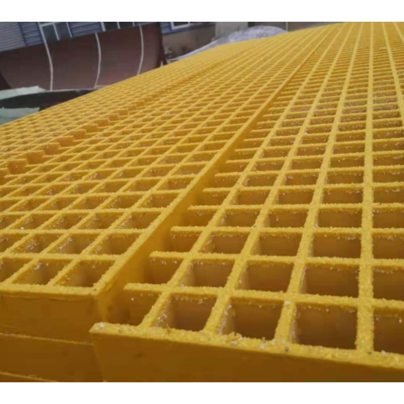 Gritted Surface Non-Slip FRP/GRP Molded Fiberglass Grating for Walkway