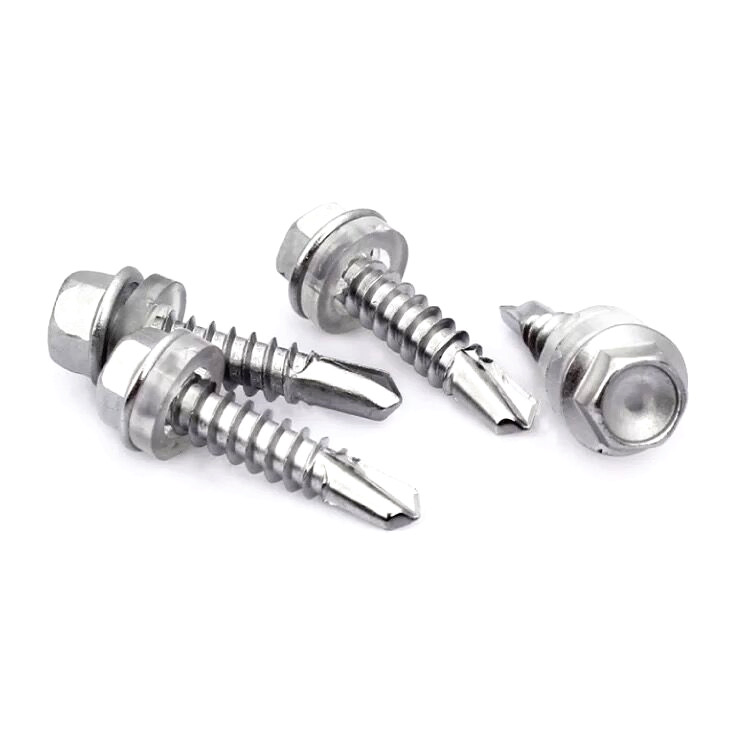 Hex Washer Head Self Drilling Tapping Metal Screw with Washer