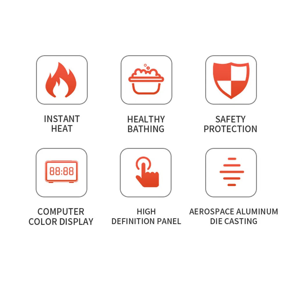 Telde Instant Electric Water Heater with Constant Temperature Control