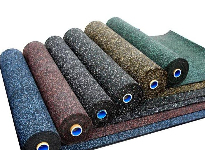Gym Rubber Tiles/Durable Sport Floor Mat EPDM Gym Rubber Flooring Roll Wholesale Customized 3-12mm Thick Matcentralized Procurement Availablevideo