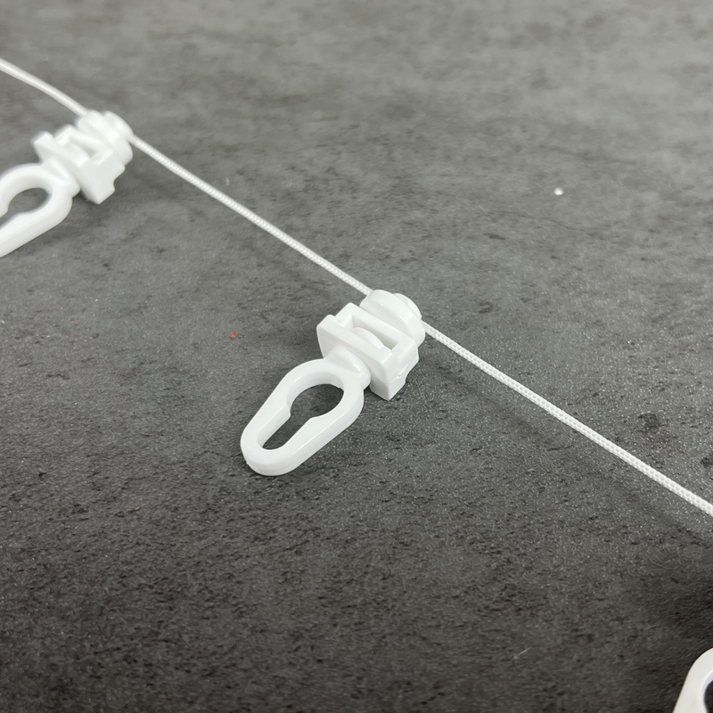 Factory Price 60mm Curtain Track Accessories Ripple Fold Curtain Runner