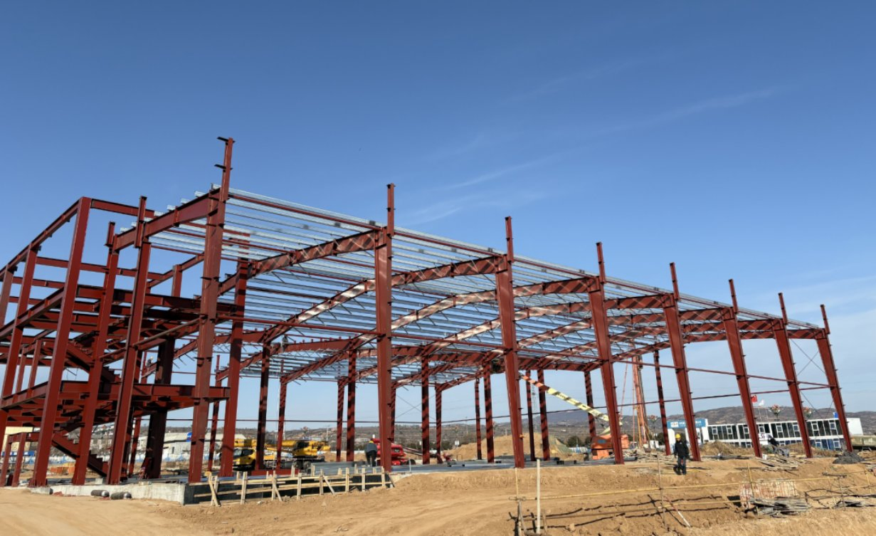 Reliable Lightweight Earthquake Resistance Metal Light Prefab Steel Structure