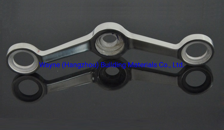 300mm Stainless Steel Glass Spider with 2 Arms 180° Glass Fitting Hardware, Point-Fixed Curtain Wall Hardware with High Quality and Best Price