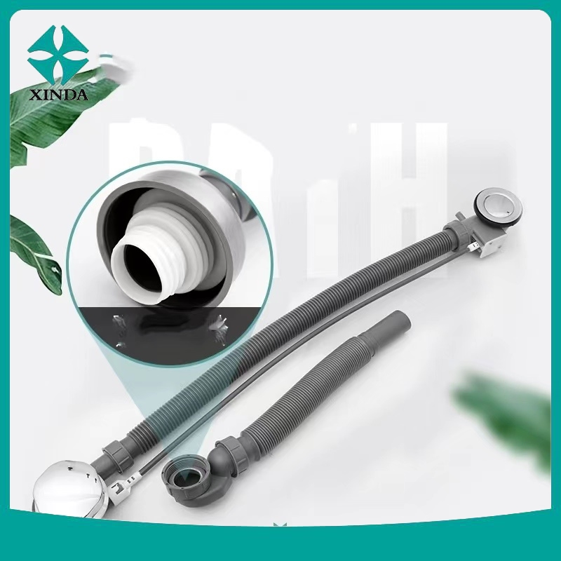 Слив для ванны с хромированным поплавком