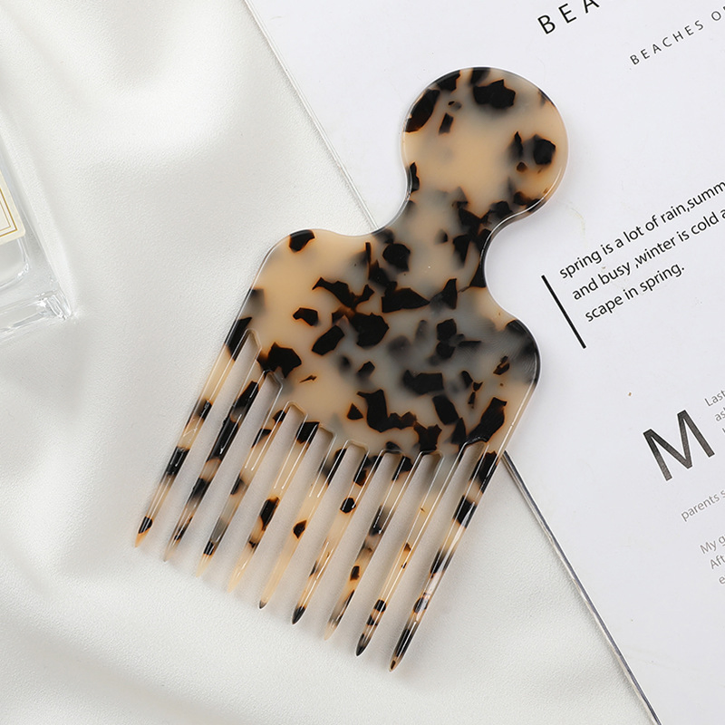 Расческа-вилка для кудрявых волос, 4 мм, ацетат