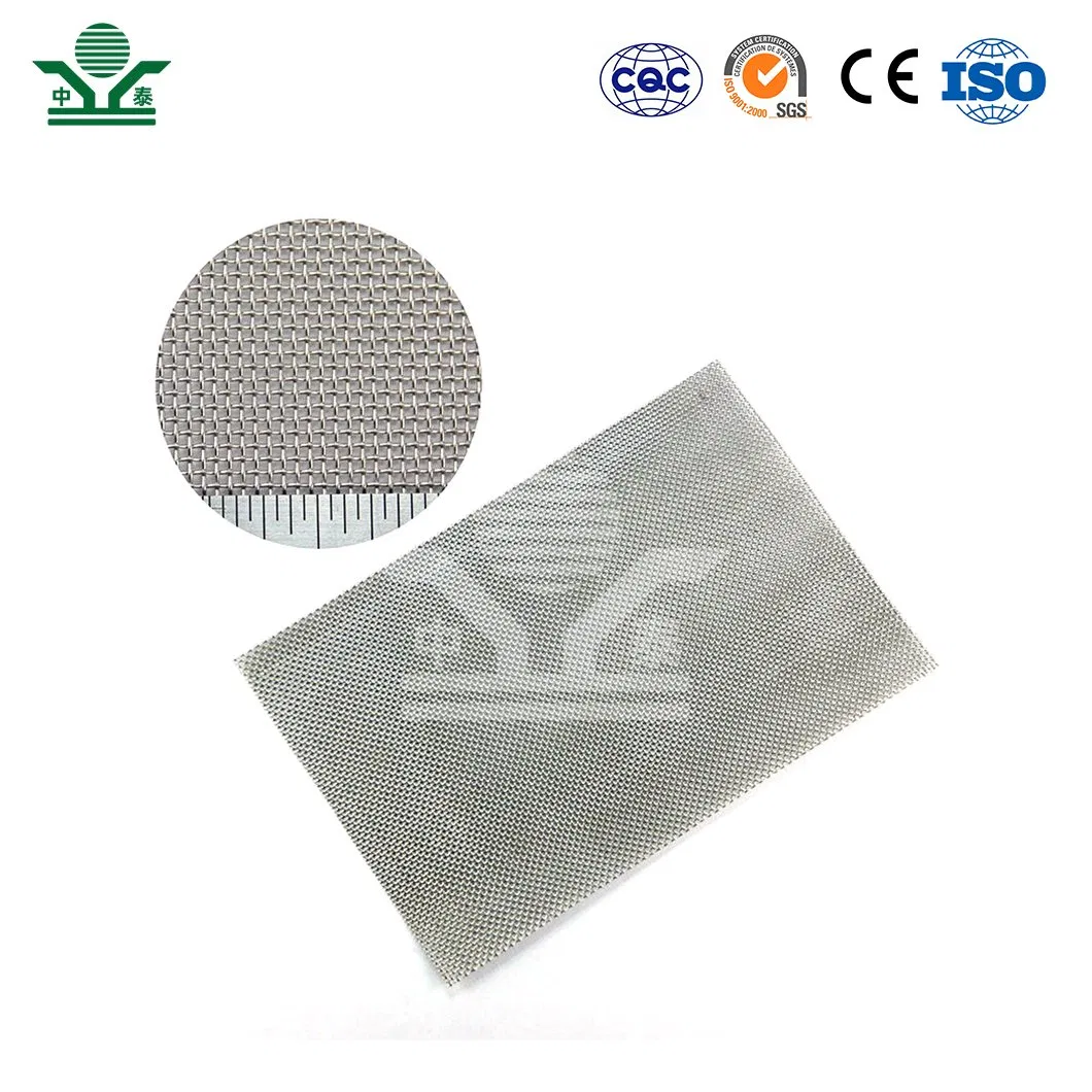 Zhongtai Insect Screen for Windows China Manufacturing Stainless Steel Dutch Weave Wire Mesh 1500mm 2000mm Length Stainless Steel Filter Mesh