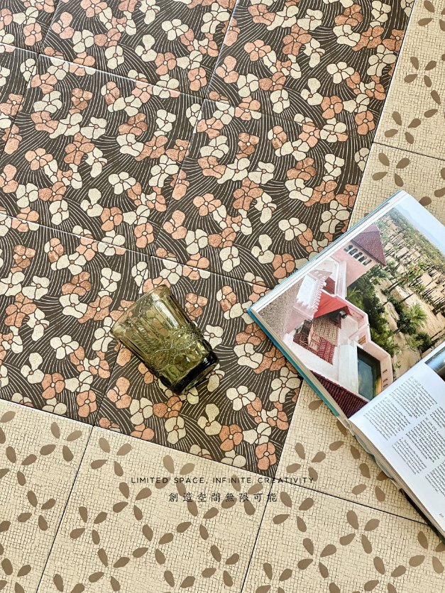 Characteristic Handmade Patterned Ceramic Tiles