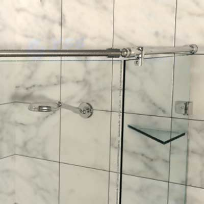 Splay Design Shower Rail Support Bar System - 600mm X 600mm X 600mm