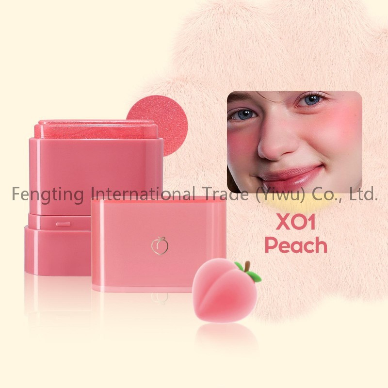 New Arrivals Custom Logo High Pigment Blush Stick Long Lasting Vegan Cosmetic Cream Smooth Silky Waterproof Makeup Blusher