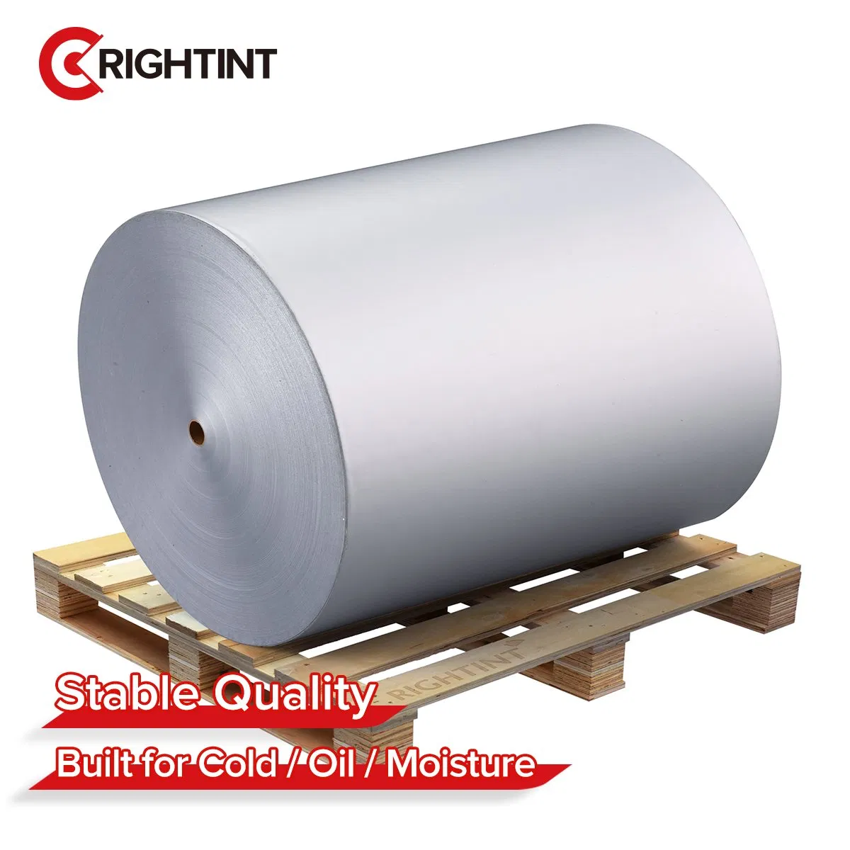 Matte Silver PET Sticker Material Jumbo Roll for Appliance Labels