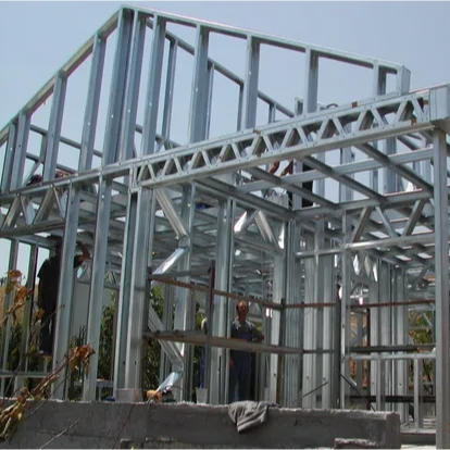 Prefab Tiny Portable Modular Prefabricated Container Folding Structure Frame Steel House Warehouse