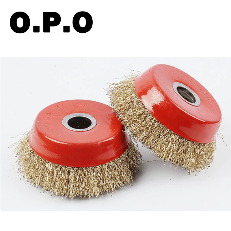 Щетка металлическая абразивная для удаления ржавчины